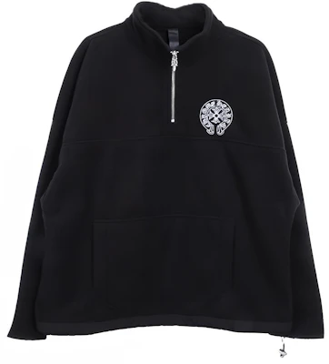 Chrome Hearts 2022 黑色刺繡馬蹄梵文立領中性衛衣 CH-2022112202 Buy Chrome Hearts 2022 黑色刺繡馬蹄梵文立領中性衛衣 CH-2022112202