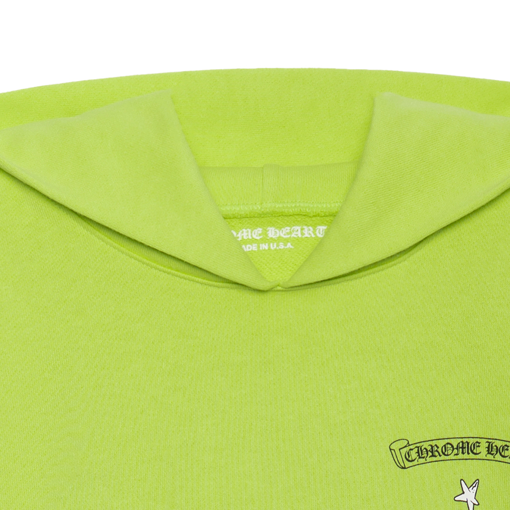 Purchase Chrome Hearts FW22 Graffiti Print Pullover Hoodie Unisex Green. CH-091401