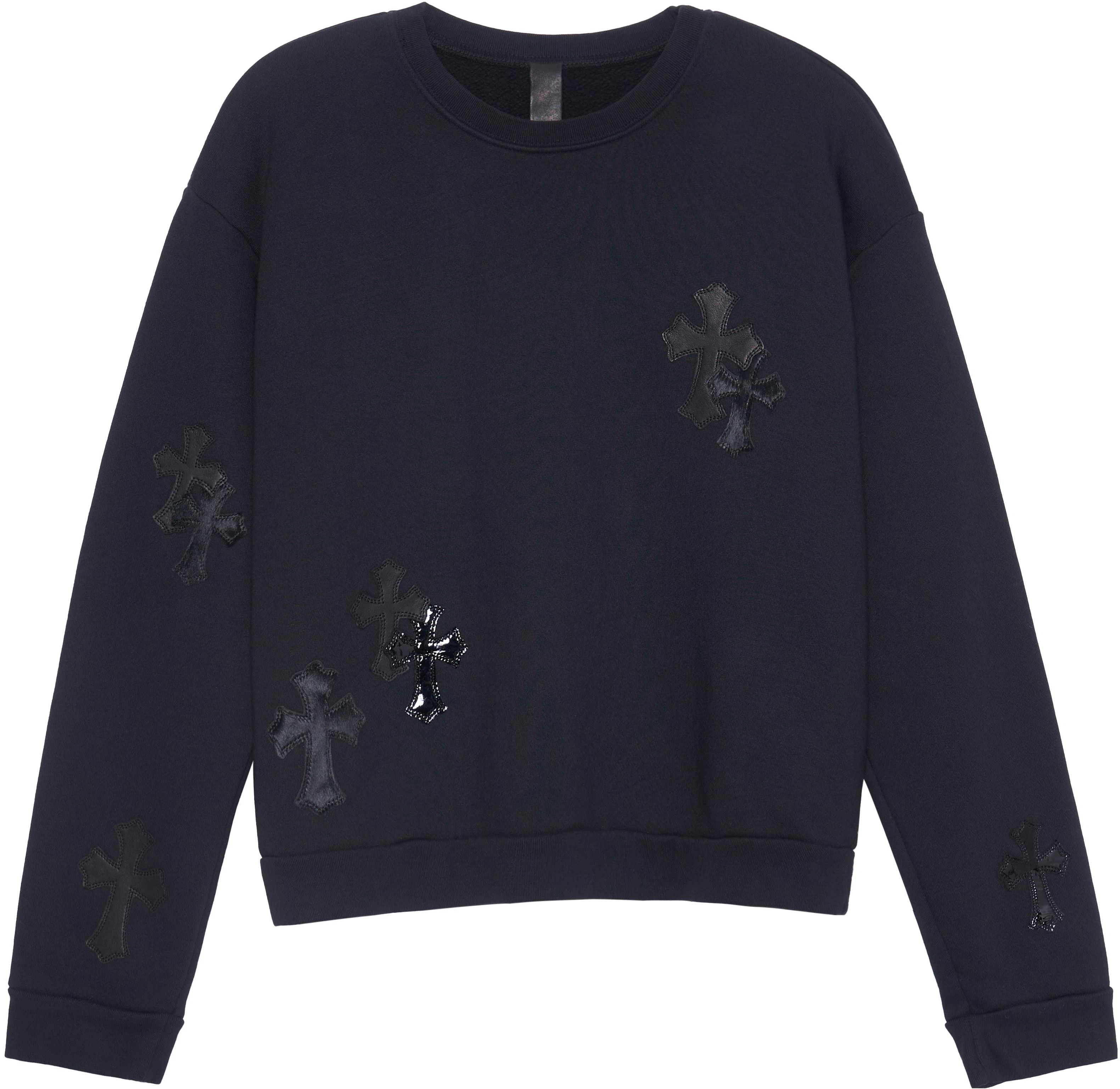 chrome-hearts-fw-22-graphic-print-crewneck-pullover-sweatshirt-unisex-black-ch-2022110402