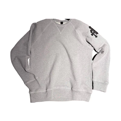 Chrome Hearts FW22 Letter Scroll Pullover Hoodie Grey Long Sleeve CH-2022110101