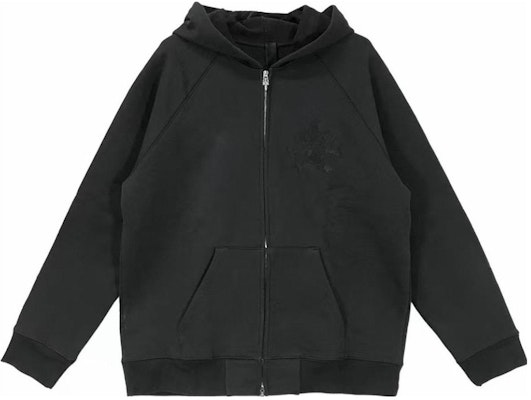 Chrome Hearts FW22 Patch Logo Zip-Up Hoodie Unisex CH-072702 Order Chrome Hearts FW22 Patch Logo Zip-Up Hoodie Unisex CH-072702