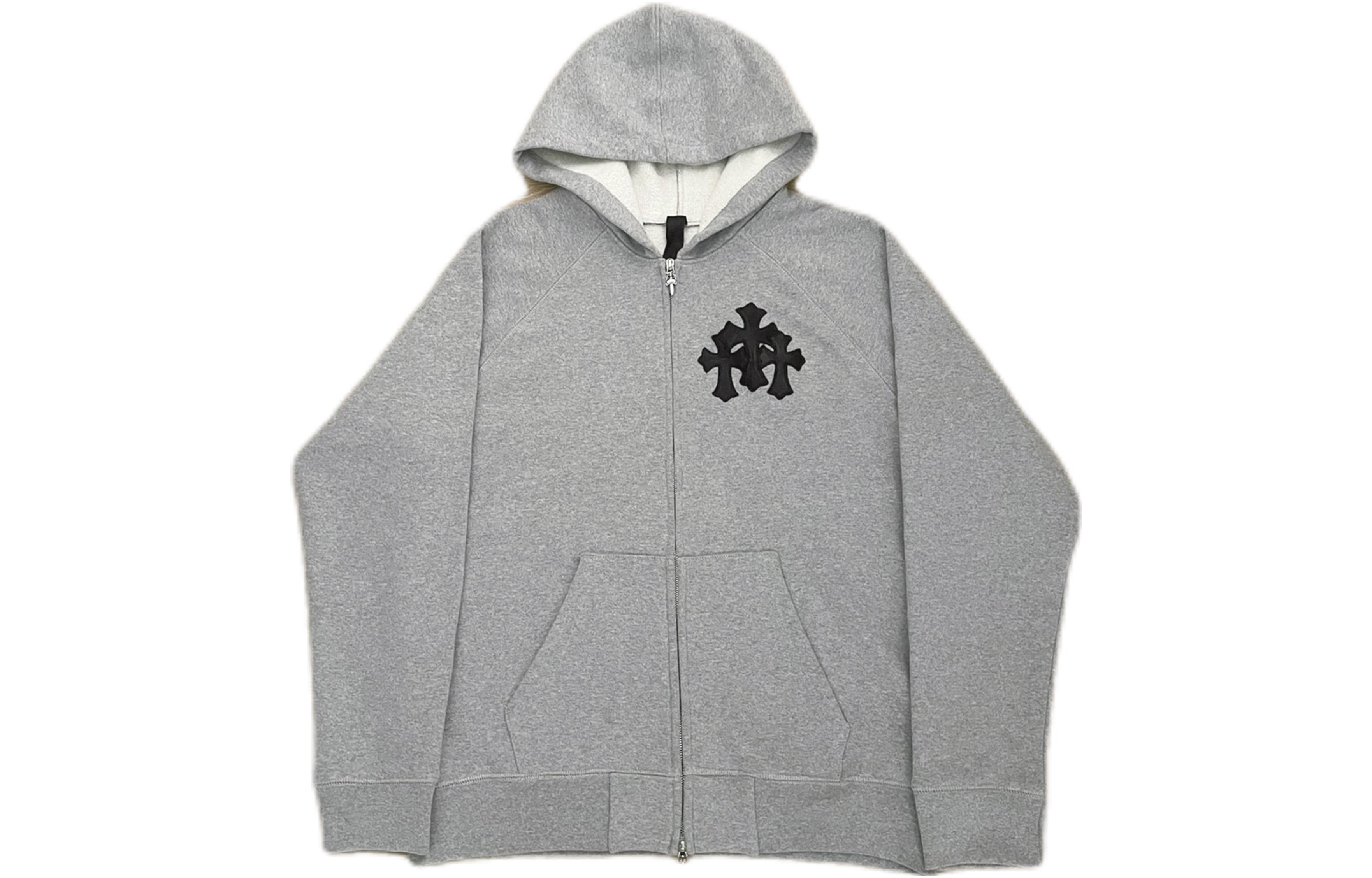 Sizing Chrome Hearts FW22 Patch Logo Zip-Up Hoodie Unisex CH-072702