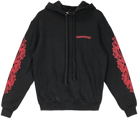 クロムハーツ FW22 レッドフローラルクロスロゴフーディーユニセックスブラック. CH-2022101802 Order クロムハーツ FW22 レッドフローラルクロスロゴフーディーユニセックスブラック. CH-2022101802