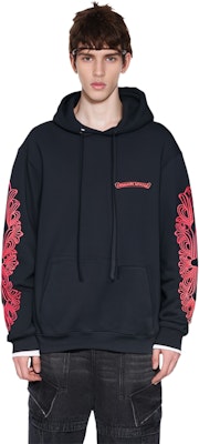 クロムハーツ FW22 レッドフローラルクロスロゴフーディーユニセックスブラック. CH-2022101802 Purchase クロムハーツ FW22 レッドフローラルクロスロゴフーディーユニセックスブラック. CH-2022101802