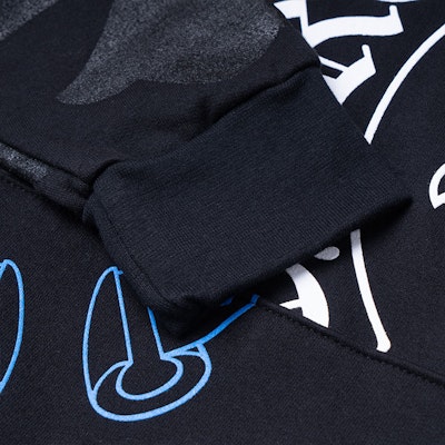 Chrome Hearts FW22 Stencil Hoodie Black Horseshoe Logo Print Unisex Sweatshirt. CH-081103 Cheap Chrome Hearts FW22 Stencil Hoodie Black Horseshoe Logo Print Unisex Sweatshirt. CH-081103