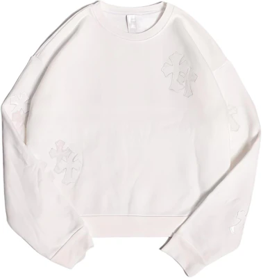 Sudadera Unisex Blanca Chrome Hearts FW22 Crewneck Pullover CH-072104 Buy Sudadera Unisex Blanca Chrome Hearts FW22 Crewneck Pullover CH-072104