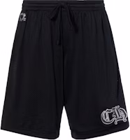 Chrome Hearts FW23 Black Casual Straight-Leg Logo Print Shorts Men 034-033353 Chrome Hearts FW23 Black Casual Straight-Leg Logo Print Shorts Men 034-033353