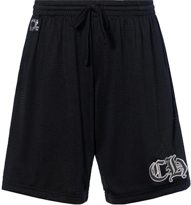 Chrome Hearts FW23 Black Casual Straight-Leg Logo Print Shorts Men 034-033353 Buy Chrome Hearts FW23 Black Casual Straight-Leg Logo Print Shorts Men 034-033353