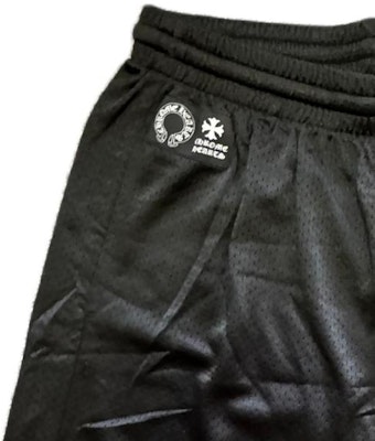 Chrome Hearts FW23 Black Casual Straight-Leg Logo Print Shorts Men 034-033353 Shop Chrome Hearts FW23 Black Casual Straight-Leg Logo Print Shorts Men 034-033353