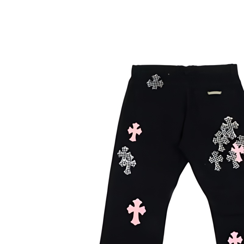 Purchase Chrome Hearts FW23 Black Straight-Leg Printed Button Jeans for Men CH-20232829
