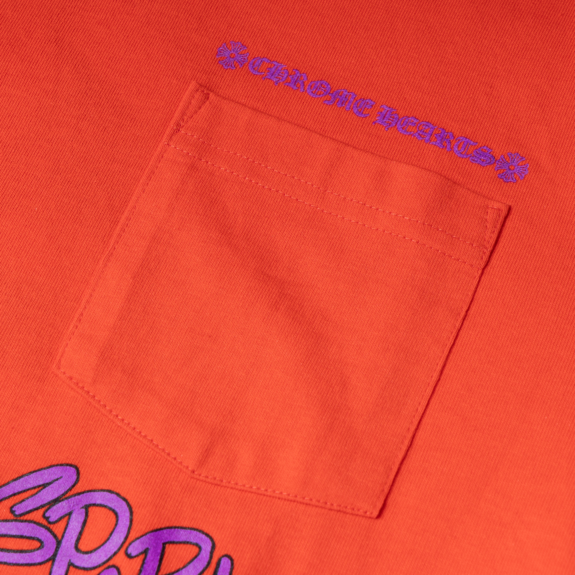 Purchase Chrome Hearts FW23 Graffiti Print Red Crewneck Casual T-Shirt Unisex. CH-034049268