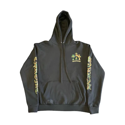 Chrome Hearts FW23 Graphic Print Black Hoodie Men’s Casual Wear CH-1876400