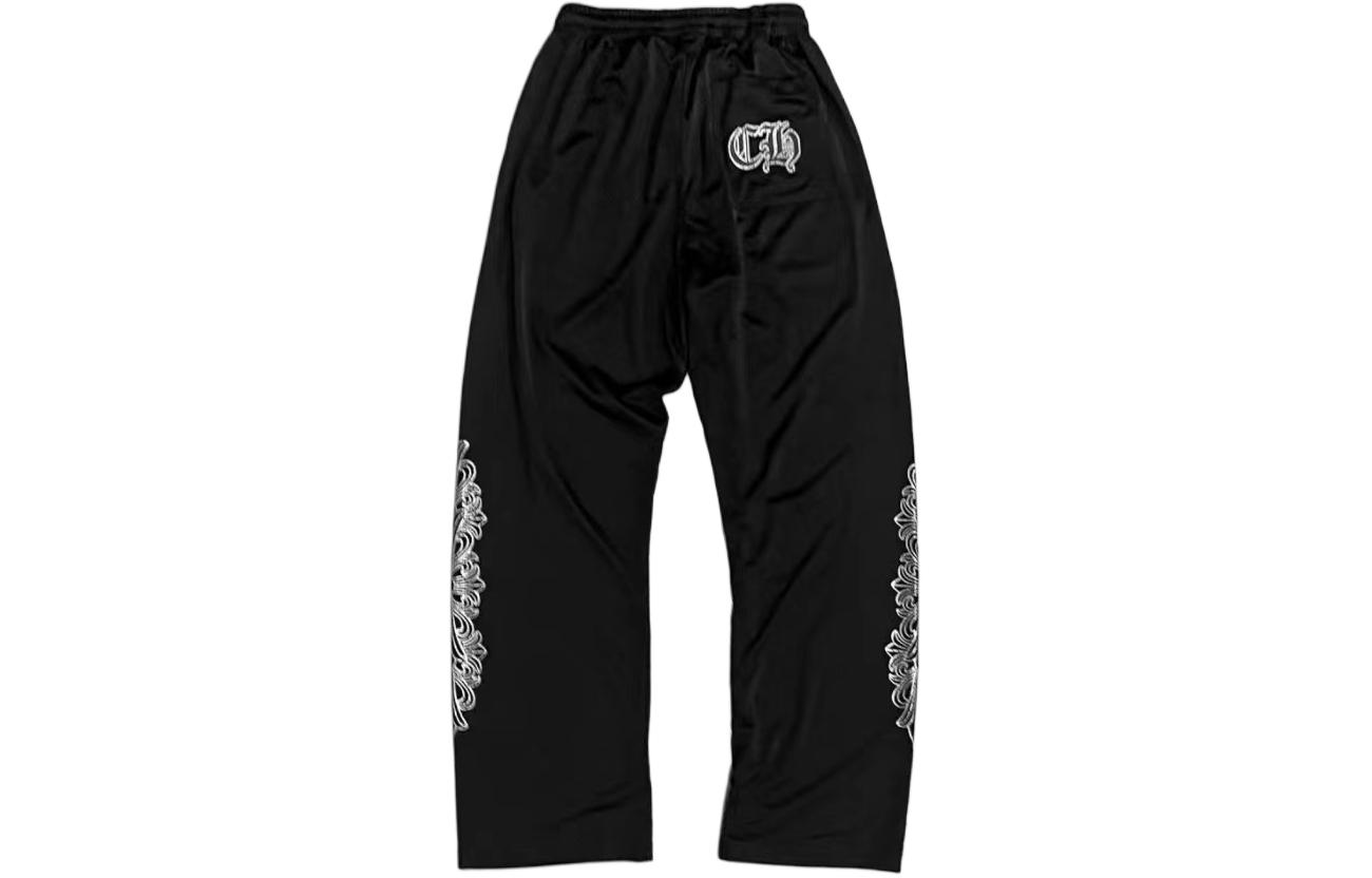 Lookbook Chrome Hearts FW23 Celana Pria Hitam Seri Hockey dengan Desain Letter Print. CH-2023-0875