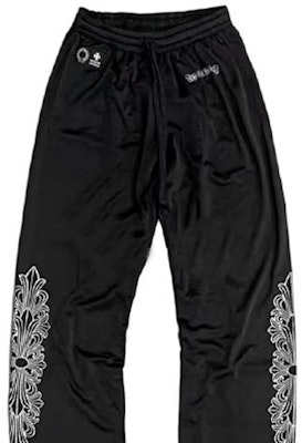 Chrome Hearts FW23 Celana Pria Hitam Seri Hockey dengan Desain Letter Print. CH-2023-0875 Details for Chrome Hearts FW23 Celana Pria Hitam Seri Hockey dengan Desain Letter Print. CH-2023-0875