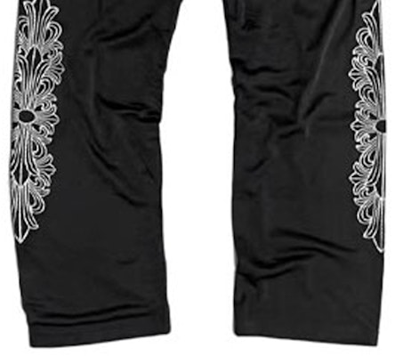 Chrome Hearts FW23 Celana Pria Hitam Seri Hockey dengan Desain Letter Print. CH-2023-0875 Sizing Chrome Hearts FW23 Celana Pria Hitam Seri Hockey dengan Desain Letter Print. CH-2023-0875