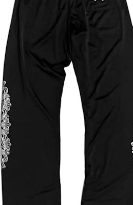Chrome Hearts FW23 Celana Pria Hitam Seri Hockey dengan Desain Letter Print. CH-2023-0875 Cheap Chrome Hearts FW23 Celana Pria Hitam Seri Hockey dengan Desain Letter Print. CH-2023-0875