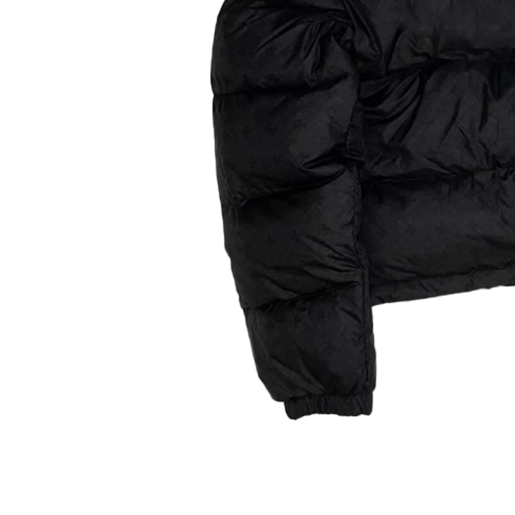 Purchase Chrome Hearts FW23 Logo Cross Print Puffer Jacket  Black Long Sleeve CH-20230183