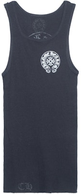 Chrome Hearts FW23 男士黑色标志图案背心. CH-20233654 Buy Chrome Hearts FW23 男士黑色标志图案背心. CH-20233654