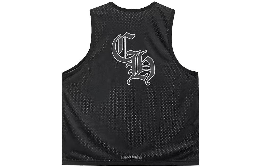 Lookbook Chrome Hearts FW23 可翻轉數字設計冰球背心無性別。 CH-202310905