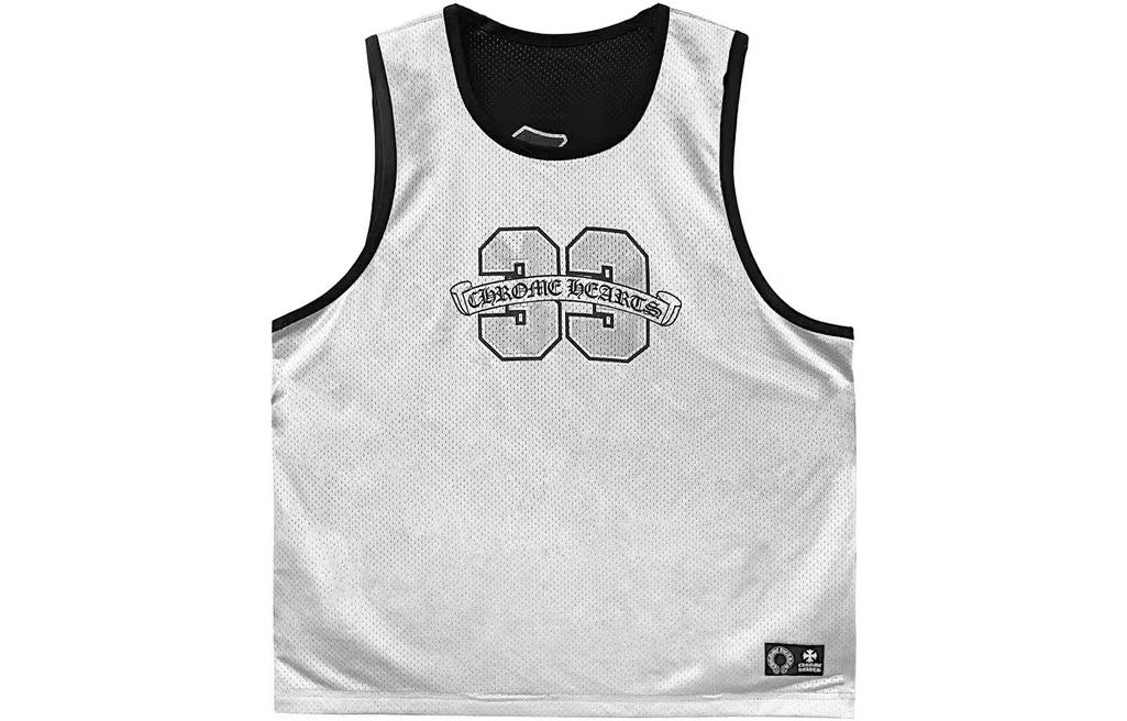 Shop Chrome Hearts FW23 可翻轉數字設計冰球背心無性別。 CH-202310905