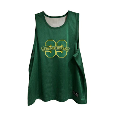 Chrome Hearts FW24 Green Hockey Basketball Sleeveless Jersey Unisex. CH-2024-1090