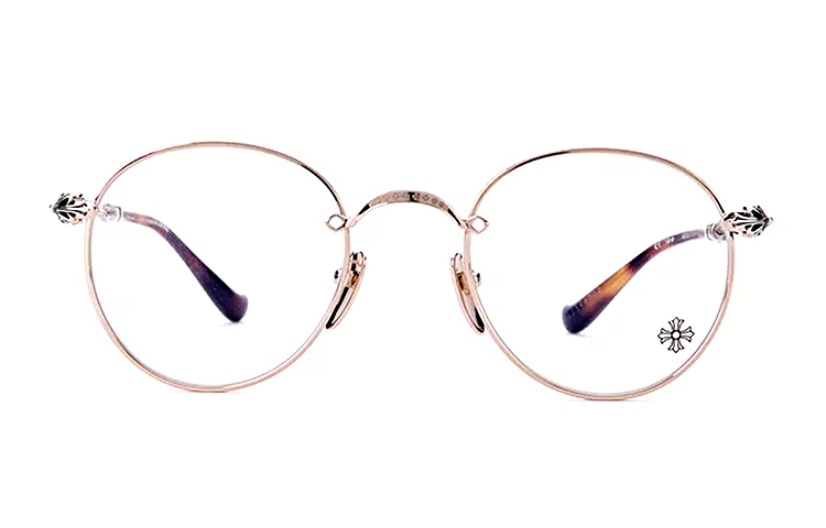 Chrome Hearts Gold Cross Metal Butterfly Optical Glasses Bright Gold Unisex CH-YJ-02 圖 2