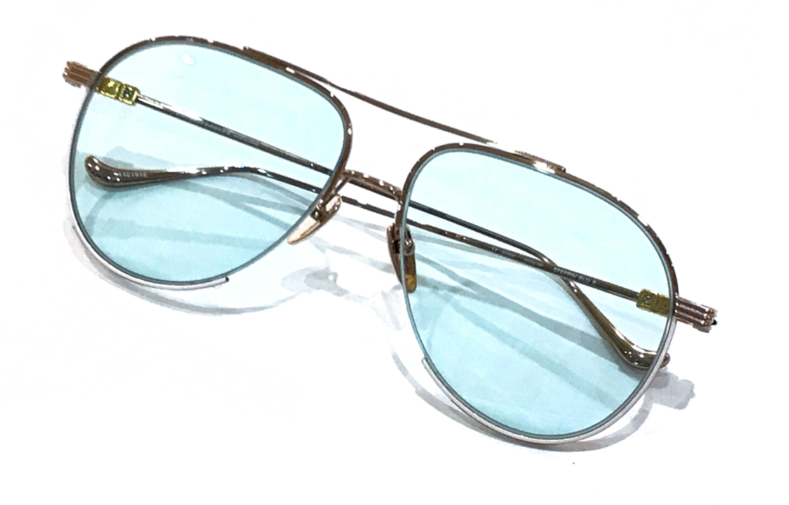 Chrome Hearts Gold Dice Embellished Metal Aviator Sunglasses Unisex Couple Style. STEPPIN-BLU-II 圖 3