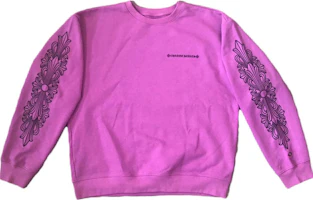 Chrome Hearts Graffiti Crewneck Long Sleeve Sweatshirt Purple Unisex CH-591 Chrome Hearts Graffiti Crewneck Long Sleeve Sweatshirt Purple Unisex CH-591