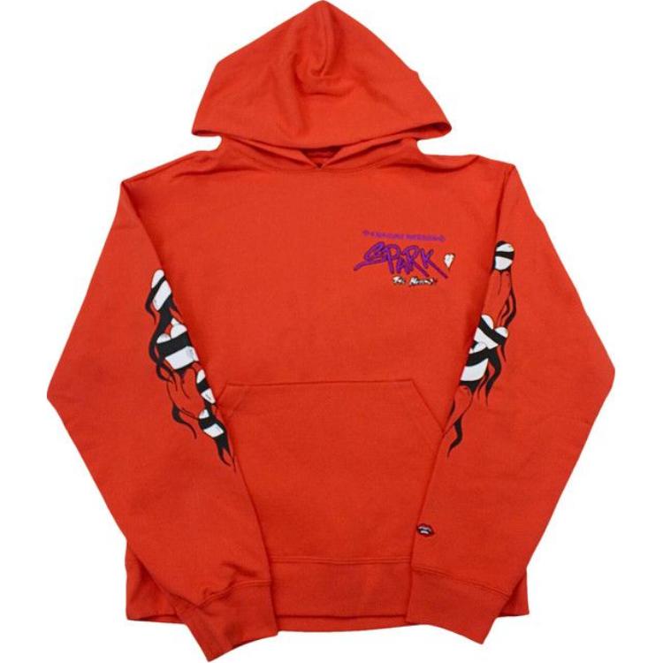 Chrome Hearts Graffiti Pullover Hoodie Red -  Long Sleeve Sweatshirt. CH-2003-38