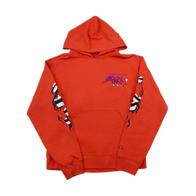 Chrome Hearts Graffiti Pullover Hoodie Red - Long Sleeve Sweatshirt. CH-2003-38