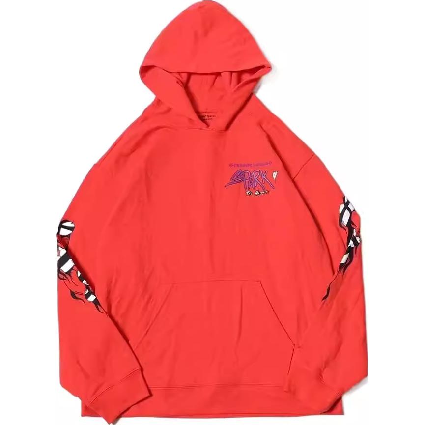 Order Chrome Hearts Graffiti Pullover Hoodie Red -  Long Sleeve Sweatshirt. CH-2003-38