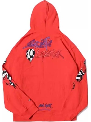 Chrome Hearts Graffiti Pullover Hoodie Red - Long Sleeve Sweatshirt. CH-2003-38 Lookbook Chrome Hearts Graffiti Pullover Hoodie Red - Long Sleeve Sweatshirt. CH-2003-38