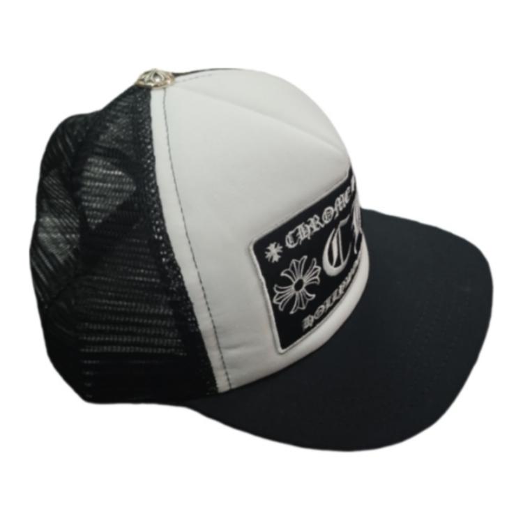 Lookbook クロムハーツ グラフィックデザイン ブラック ベースボールキャップ CH200513