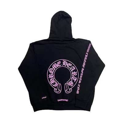 Chrome Hearts Graphic Oversized Hoodie Unisex Black CH-124