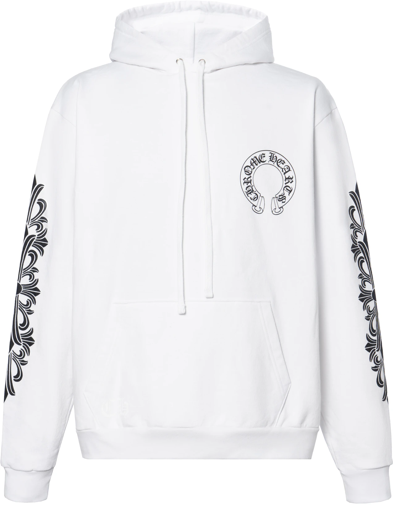 chrome-hearts-graphic-print-hoodie-unisex-white-ch-333