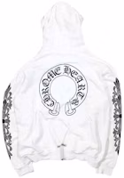 Order Chrome Hearts Graphic Print Hoodie Unisex White CH-333