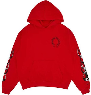 Sudadera Roja con Gráfico Chrome Hearts para Hombre 1383-100000106XMBFH-RED Order Sudadera Roja con Gráfico Chrome Hearts para Hombre 1383-100000106XMBFH-RED