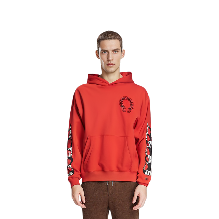Purchase Sudadera Roja con Gráfico Chrome Hearts para Hombre 1383-100000106XMBFH-RED