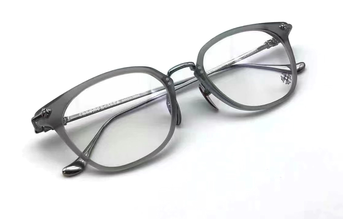 Lookbook Gafas Ópticas Unisex Chrome Hearts Gris Mariposa Edición Parejas SHAGASS-MGR/GM