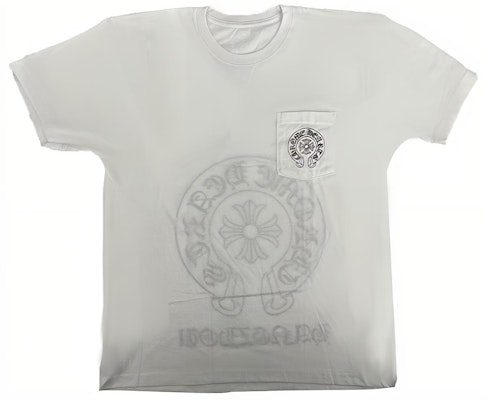 크롬하츠 항저우 홀스슈 프린트 화이트 티셔츠 한정판 유니섹스 CH-190 Buy 크롬하츠 항저우 홀스슈 프린트 화이트 티셔츠 한정판 유니섹스 CH-190