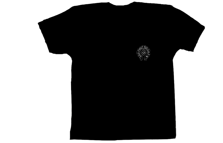 Lookbook クロムハーツ 杭州限定 ホースシュープリント Tシャツ ユニセックス ブラック CH-189