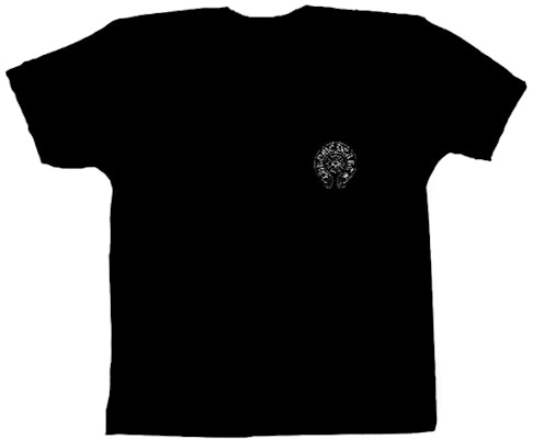 クロムハーツ 杭州限定 ホースシュープリント Tシャツ ユニセックス ブラック CH-189 Lookbook クロムハーツ 杭州限定 ホースシュープリント Tシャツ ユニセックス ブラック CH-189