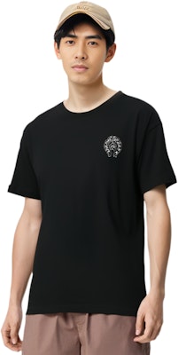 クロムハーツ 杭州限定 ホースシュープリント Tシャツ ユニセックス ブラック CH-189 Shop クロムハーツ 杭州限定 ホースシュープリント Tシャツ ユニセックス ブラック CH-189