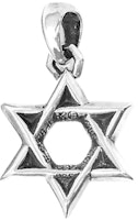 Chrome Hearts Hexagram Small 925 Silver Pendant Unisex Couples Silver CH-DZ-070 Chrome Hearts Hexagram Small 925 Silver Pendant Unisex Couples Silver CH-DZ-070