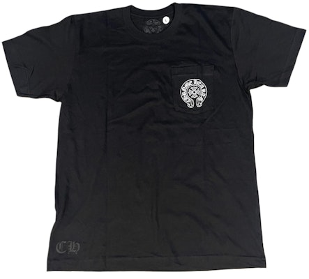 Chrome Hearts Horseshoe Logo Unisex Black Crewneck T-Shirt. 408129111-1XL122-BLK Order Chrome Hearts Horseshoe Logo Unisex Black Crewneck T-Shirt. 408129111-1XL122-BLK