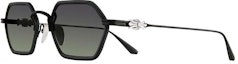 Order Chrome Hearts 不規則框太陽眼鏡 - 黑色情侶款男女通用。 DATASS MBK