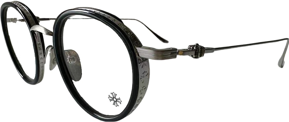 Chrome Hearts 不規則光學眼鏡框黑色 - 男女通用徽標印花眼鏡。 GUSH Order Chrome Hearts 不規則光學眼鏡框黑色 - 男女通用徽標印花眼鏡。 GUSH