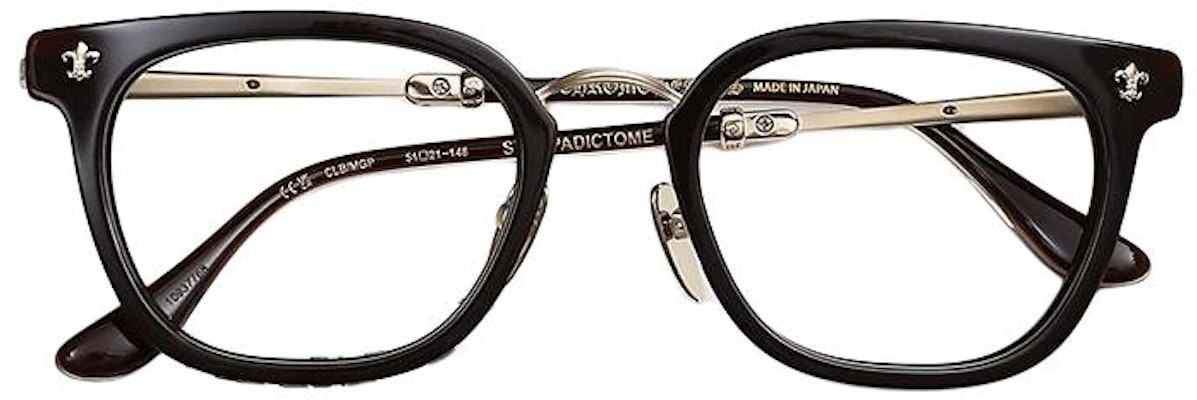 Chrome Hearts 异形光学眼镜棕色男女款带Logo镜腿 Strapadictome-clb-mgp Shop Chrome Hearts 异形光学眼镜棕色男女款带Logo镜腿 Strapadictome-clb-mgp