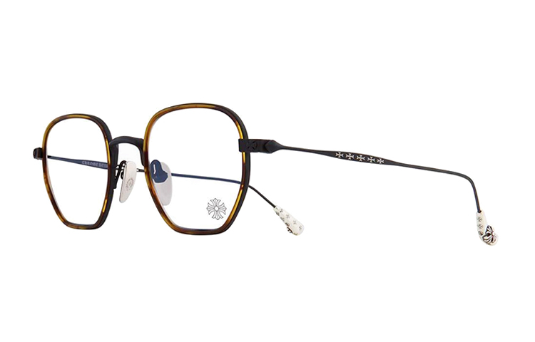 Chrome Hearts Irregular Optical Glasses Unisex Trendy Acetate Metal Frame. BONE-PRONE-I