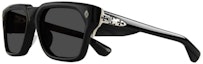 Buy Chrome Hearts 男士黑色不規則造型太陽眼鏡 - 標誌性鏡腳設計 SNIFFERBK
